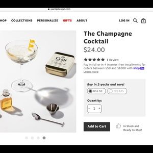 The Champagne Cocktail Kit